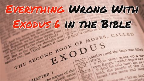 Everything Wrong With Exodus 6 in the Bible | Hemant Mehta | Friendly ...