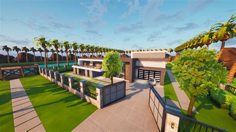 Modern House [ lilvanage-_ ] – Fortnite Creative Map Code