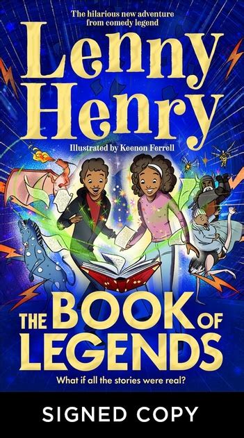 The Book of Legends Book Cover Revealed! - Lenny Henry