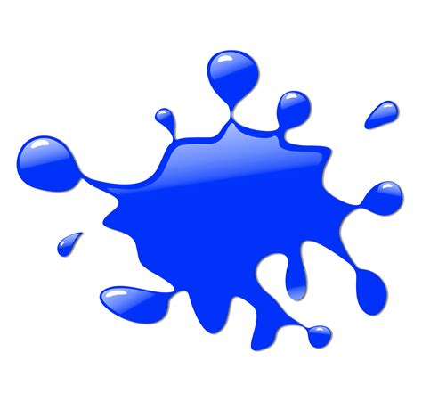 Free Blue Paint Splatter Transparent, Download Free Blue Paint Splatter ...