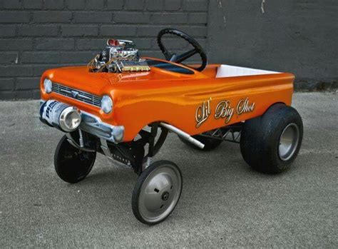 Gasser peddle car | Pedal cars, Toy pedal cars, Vintage pedal cars