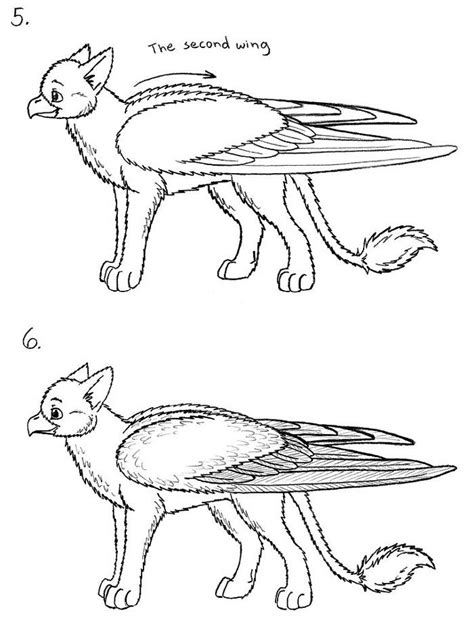 Folded wings tutorial 3 by VeroRamos on DeviantArt