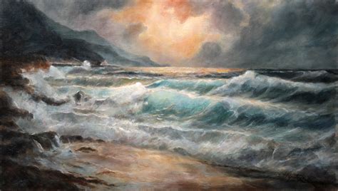 Sea and Waves – Seascape Oil Painting | Fine Arts Gallery - Original ...