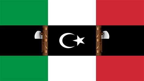 Modernized Italian Libyan Colony Flag : r/vexillology