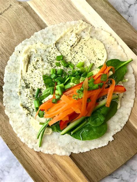 Vegan Veggie Hummus Wrap - Bree's Vegan Life