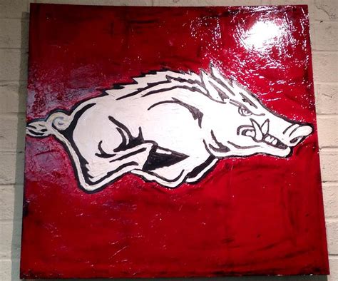 Razorback Painting Art Painting by Dawn Bearden - Fine Art America