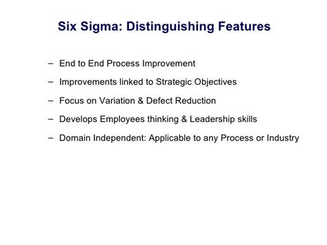 Six Sigma - Benefits to Individuals