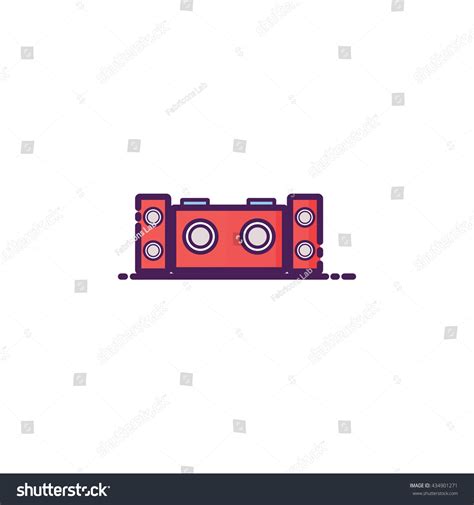 Dj Booth Icon Illustration Stock Vector (Royalty Free) 434901271 ...