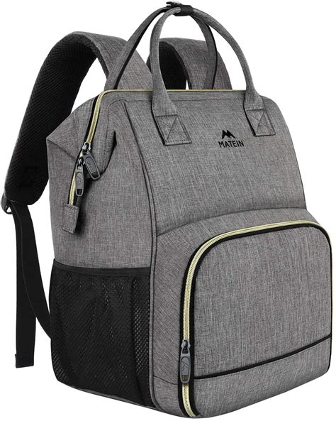 Matein Insulated Student Lunch Backpack Cooler Travel Bag For Men Women ...