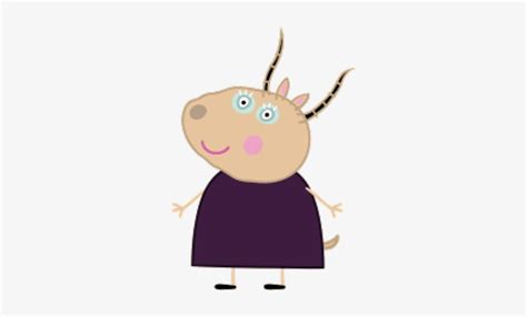 Madame Gazelle - Peppa Pig Madame Gazelle Png Transparent PNG - 309x448 ...