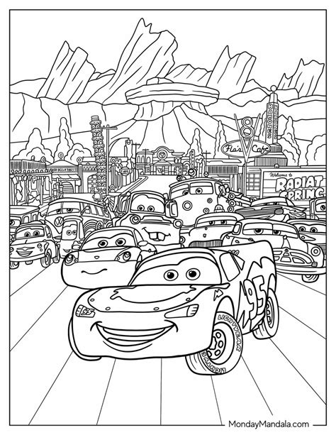 24 Disney Cars Coloring Pages (Free PDF Printables)