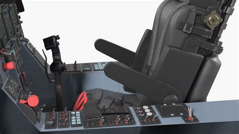 Chengdu J10 A Vigorous Dragon Cockpit 3D Model $109 - .3ds .blend .c4d ...