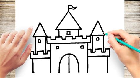 Easy Castle Door Drawing