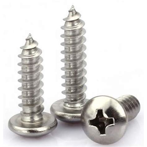 #10 X 3-1/2″ Stainless Pan Head Phillips Wood Screw 25Pcs - Persberg