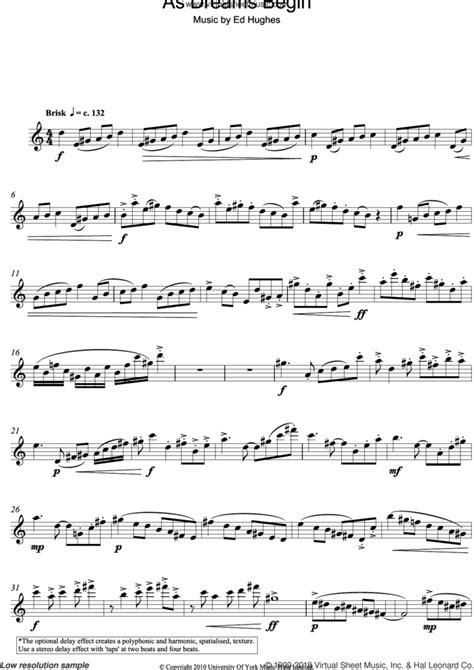 As Dreams Begin sheet music for oboe solo (PDF)