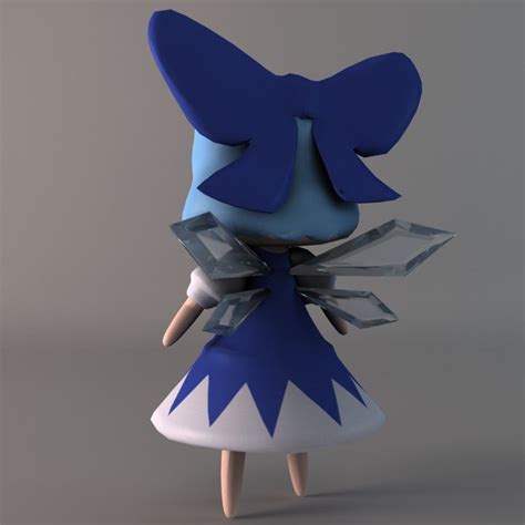 free cirno ice fairy 3d model | 3d model, Fairy, Free