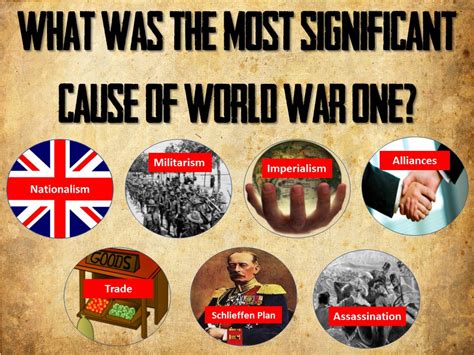 The causes of WWI: What was the most significant cause of the First ...