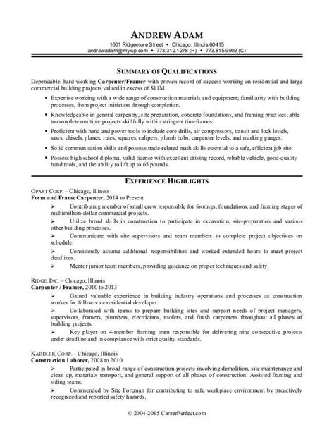 Construction Worker Resume Sample | Monster.com