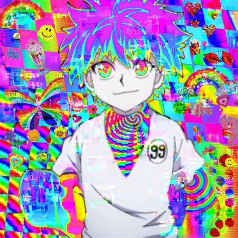 Glitch Anime Girl PFP