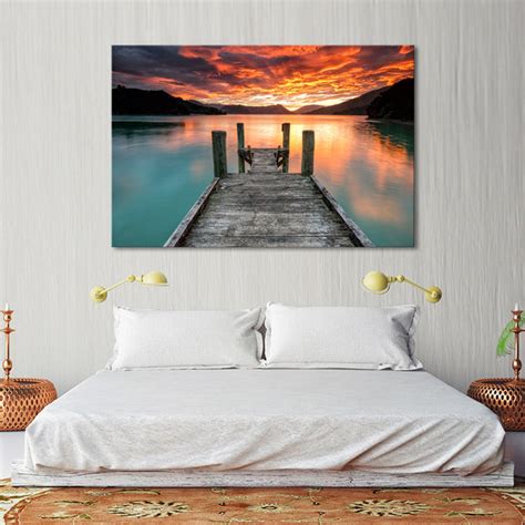 Jump In The Lake Multi Panel Canvas Wall Art | ElephantStock