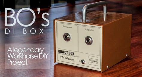 D.I.Y Pro Audio: DIY DI Box. Active Direct Injection at its best.