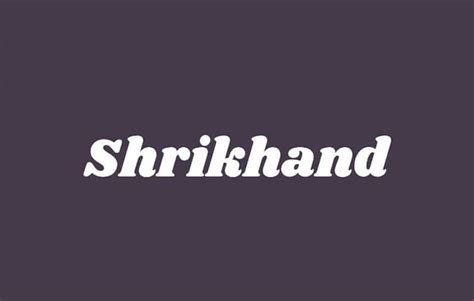 Shrikhand Font Free Download - Font Sonic