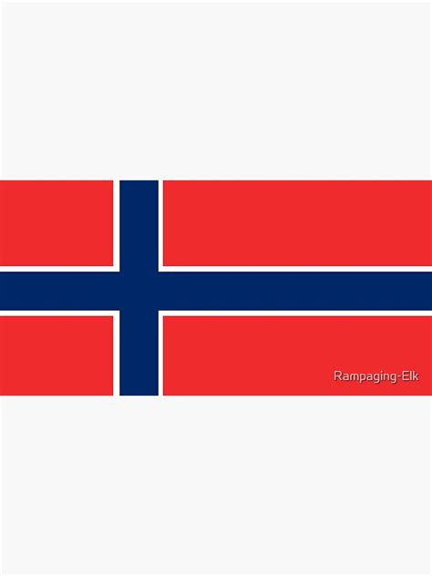 "Norwegian Flag Design" Canvas Print for Sale by Rampaging-Elk | Redbubble