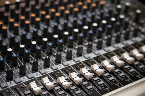 Mixing Console stock photo. Image of control, show, device - 16655498