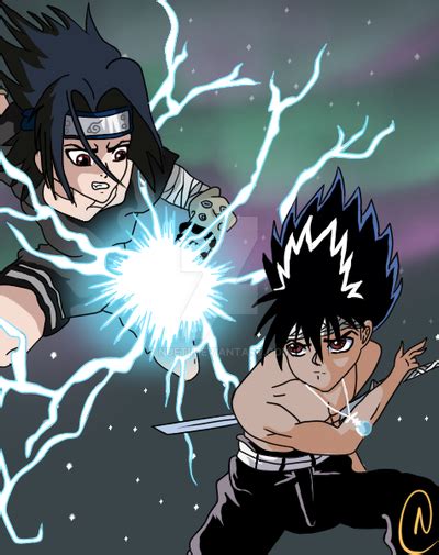 Hiei VS Sasuke by Nueti on DeviantArt