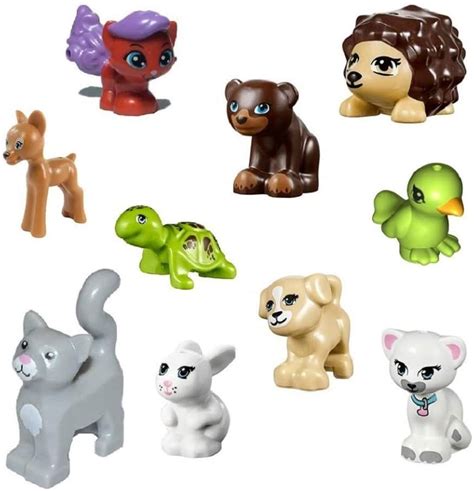 Lego Lot Of 10 Friends Animals DogsCats Turtle More - Educational Toys ...