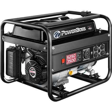 Briggs & Stratton 3,500 watt PowerBoss Portable Generator - Walmart.com ...