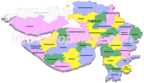 Districts In Gujarat Find The List And Download In Pdf - Infoandopinion