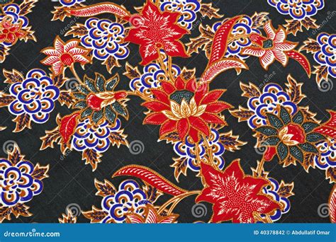 Beautiful batik patterns stock photo. Image of color - 40378842