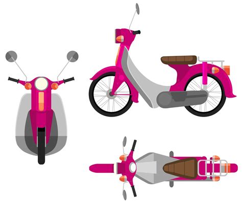 A pink motor vehicle 365500 Vector Art at Vecteezy