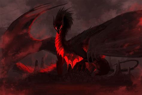 Svartya by Nightwing-Kain | Dragon artwork, Mythical creatures art ...