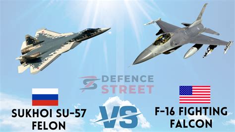 Su-57 Felon Vs. F-16 Fighting Falcon Comparison, BVR & Dogfight ...