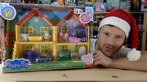 Peppa Pig's House Playset Jazwares Unboxing Review - YouTube