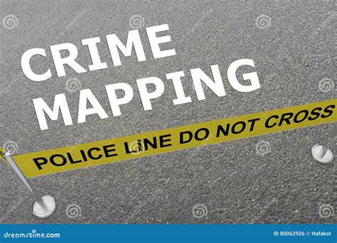 Crime Mapping concept stock illustration. Illustration of crisis - 80062926