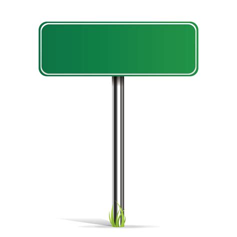 Blank Street Signs Png - PNG Image Collection