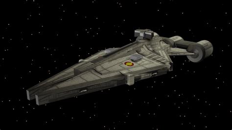 Star Wars - Republic Light Cruiser 3D model rigged | CGTrader