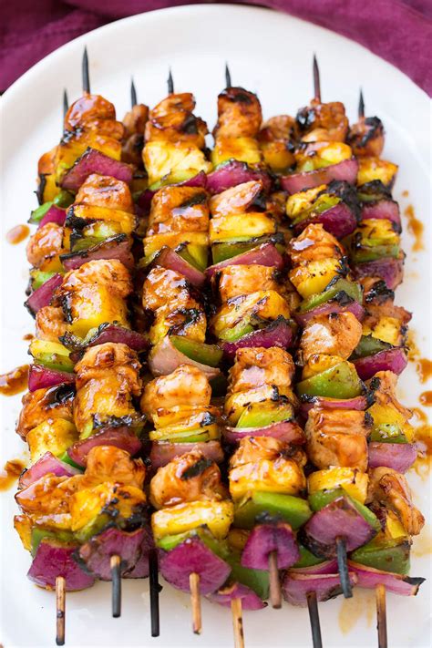 Hawaiian Chicken Kebabs (with Pineapple!) - Cooking Classy