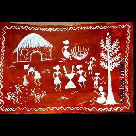 Warli Art Images For Kids