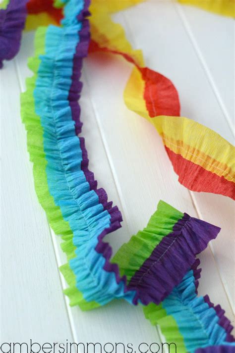 DIY Ruffled Streamers - TGIF - This Grandma is Fun