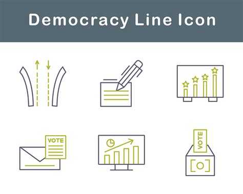 Democracy Vector Icon Set 20708198 Vector Art at Vecteezy