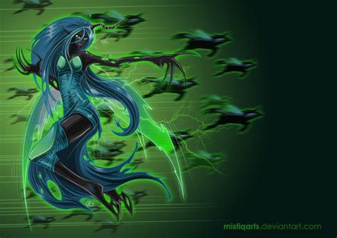 Queen Chrysalis Wallpaper by Mistiqarts on DeviantArt | Queen chrysalis ...