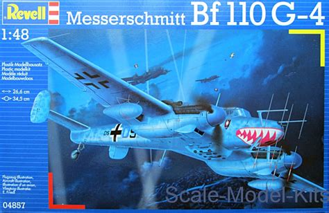 Revell - Bf 110 G-4 Nightfighter - plastic scale model kit in 1:48 ...