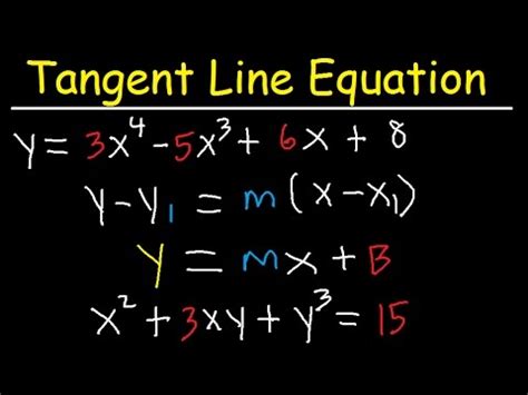 Find The Equation Of A Tangent Line Calculator - Tessshebaylo