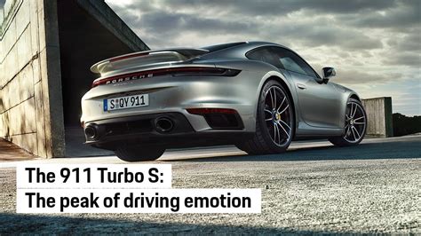 The new Porsche 911 Turbo S: The peak of driving emotion - YouTube