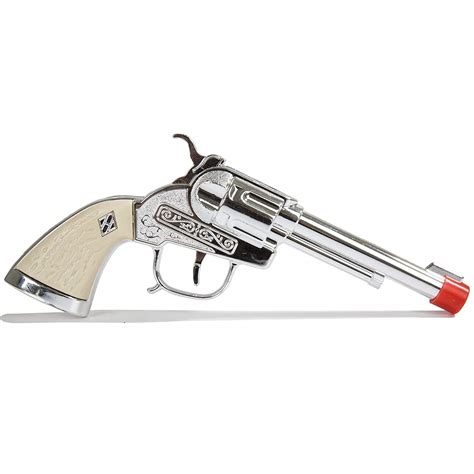 Cowboy Revolver Colt Peacemaker 12 Shot Cap Gun Black Or Silver ...