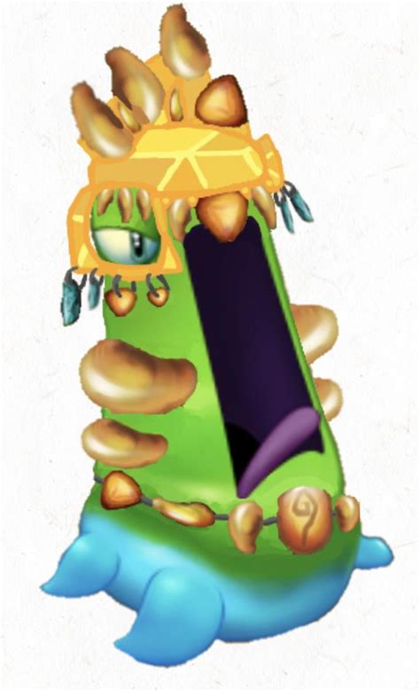 I made an amber island costume for yelmut : r/MySingingMonsters